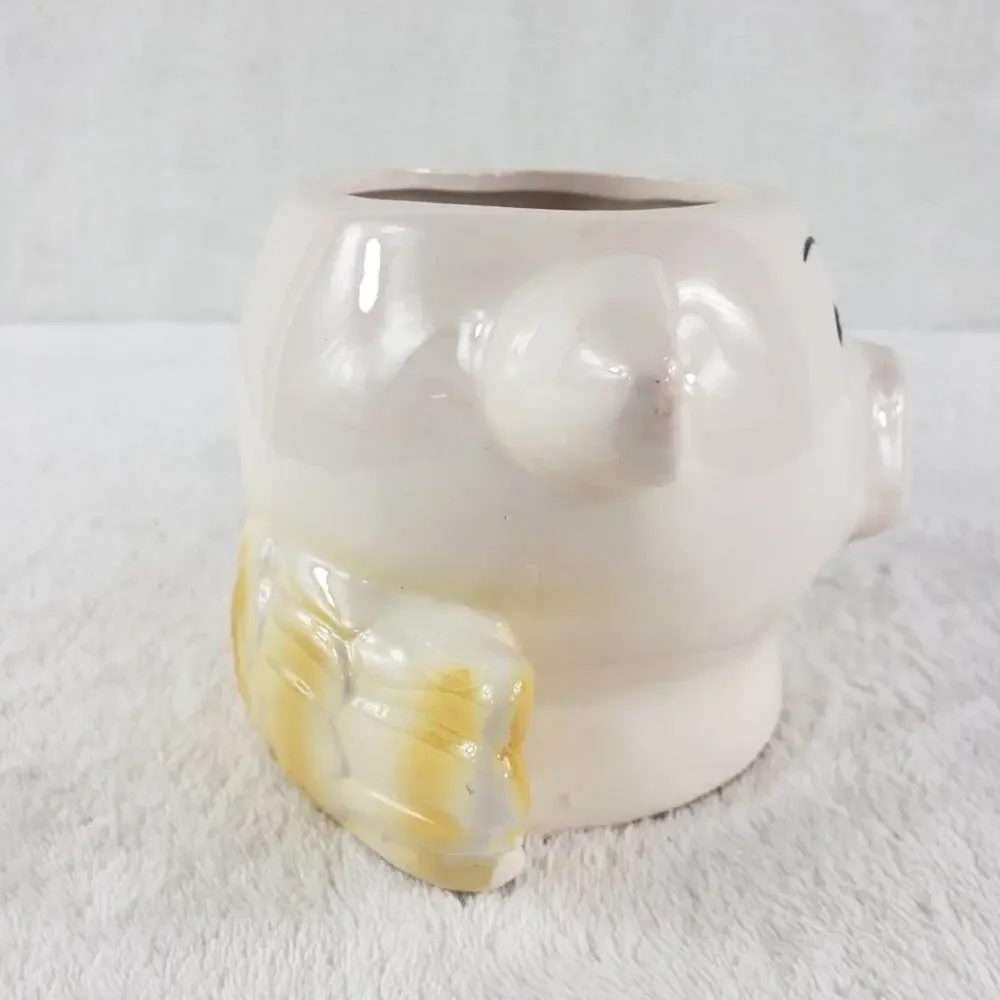 Pier 1 Mug When Pigs Fly Hand Painted Ceramic Coffee Tea 3D Cup with Wings